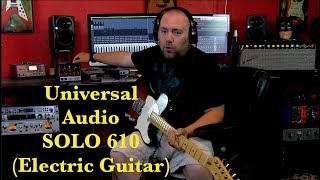 Video thumbnail for Universal Audio Solo 610 (Electric Guitar) by Cryptic Mask Guitar