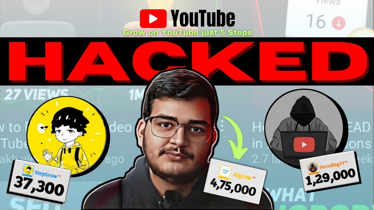 @Algrow HACKED YouTube Algorithm @decodingyt @StepGrow