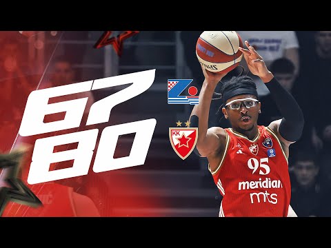 SVI POENI ZVEZDE - Zadar vs. KK Crvena zvezda Meridianbet 67:80 | ABA LEAGUE R14