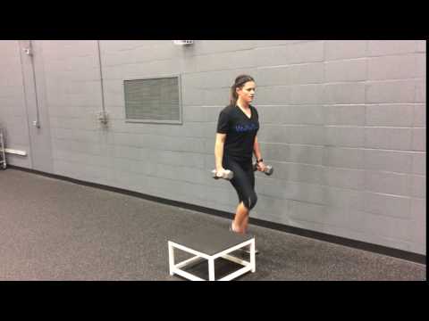 Dumbbell Lateral Step Up