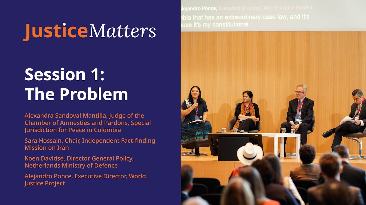 Justice Matters 2026 - Session 1: The Problem