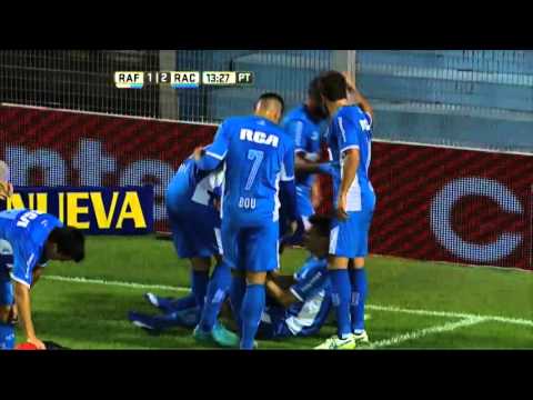 Gol de López. Atl. Rafaela 1 - Racing 2. Fecha 8. Primera División 2016.