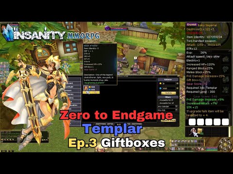 Insanity FlyFF - ZTE Templar Series Ep.3 - Giftboxes