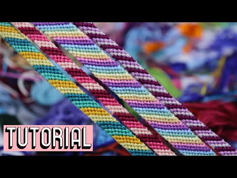 Candy Stripe Bracelet Pattern
