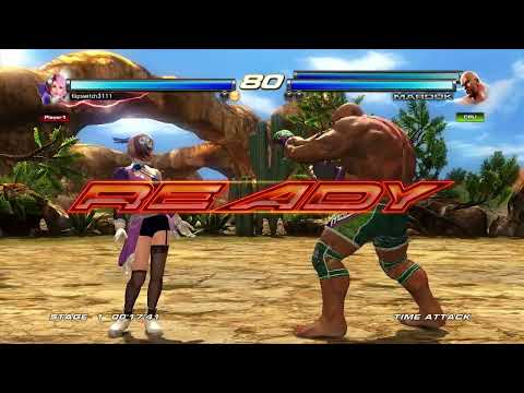 Tekken Tag Tournament 2 Alisa Vs. Marduk and Bruce