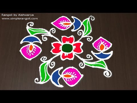 Beautiful Friday Rangoli Designs