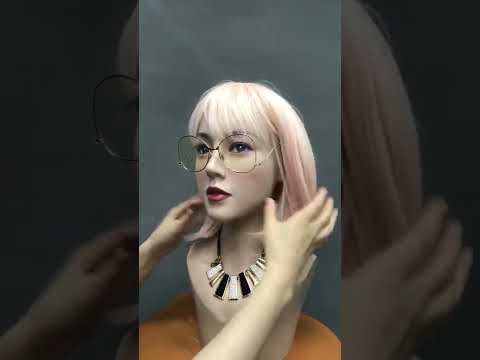 How to dress up a realistic head mannequins? 💕