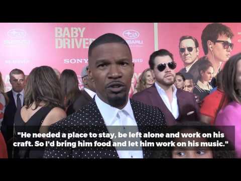 Jamie Foxx says he let Ed Sheeran kip on his sofa for weeks!