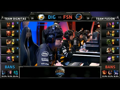 DIG vs FSN Game 1 Highlights (NA LCS Summer Promotion 2015)
