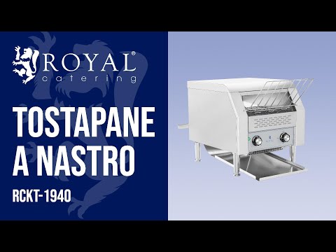 Video - Seconda Mano Tostapane a nastro - 2.200 W - 7 livelli di velocità - 3 modalità di cottura
