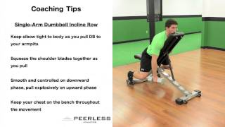 243. Single Arm Dumbbell Incline Row