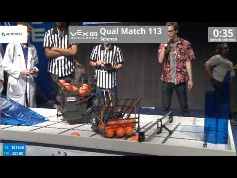 VEX Worlds 2016 - VEXIQ Middle School - Science - Qual 113 (10154A 6210C) 118