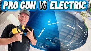 Gravity Feed Electric Paint Gun vs Pro Gun — Can You Tell the Difference?