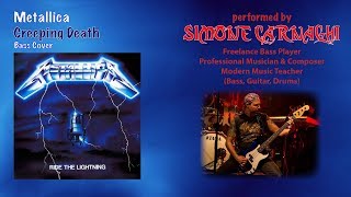 Simone Carnaghi performing Metallica - Creeping death (Bass cover)