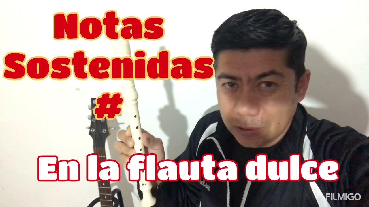 Notas sostenidas en la flauta dulce