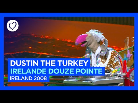 Dustin the Turkey - Irelande Douze Pointe (LIVE) | Ireland 🇮🇪 | First Semi-Final | Eurovision 2008