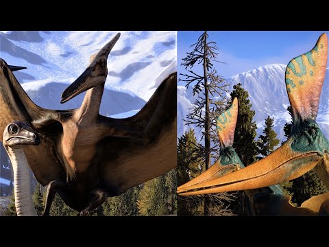 PTERANODON AND GEOSTERNBERGIA: The Pterosaurs of North America [4k] - Jurassic World Evolution 2