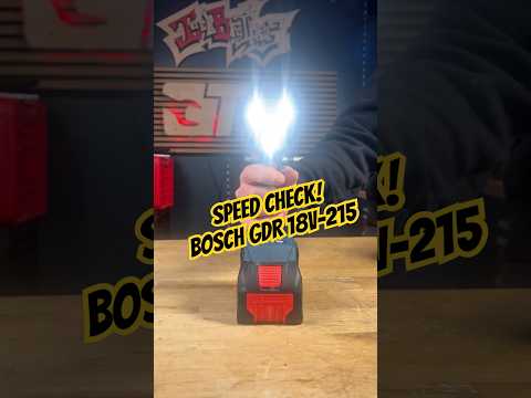 🥵 Was ein BIEST! SPEED Check BOSCH GDR 18V-215 #shorts #diy