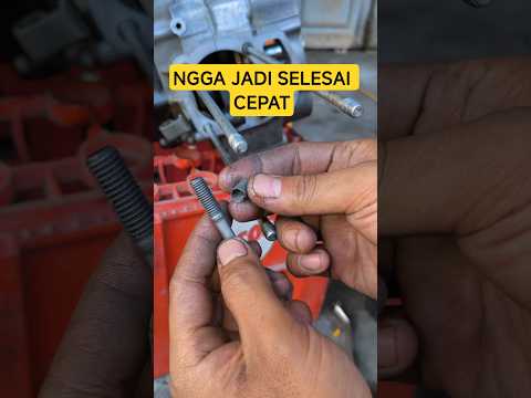 proses perakitan mesin terhambat karena ini #asomotor