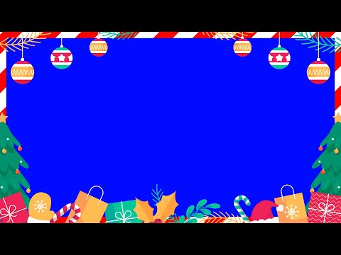 【無料動画素材】動くクリスマスフレーム素材