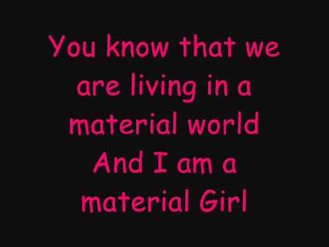Hilary Duff Ft. Haylie Duff - Material Girl - Lyrics