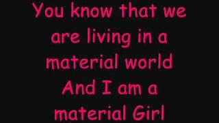 Hilary Duff Ft. Haylie Duff - Material Girl - Lyrics