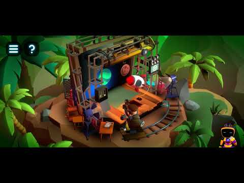 Tiny Robots Portal Escape. Jungle Rumble - Part 2. 3 Stars Walkthrough.