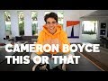 Cameron Boyce Plays RAW's This or That