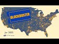 The Rise and Fall of Blockbuster (Map)