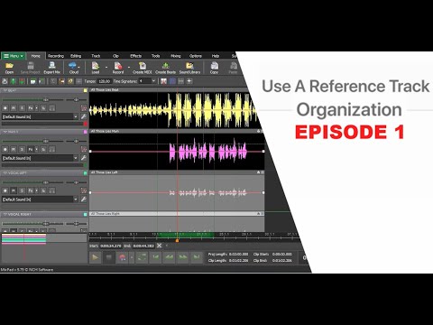 Reference and Organizing Your Project on MixPad | Producing A Song Like A Pro On Mixpad EP 1