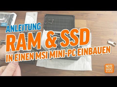 Zusammenbau MSI Cubi 3 Barebone - Deutsch / German