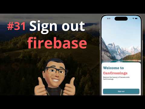 🔥Sign Out in SwiftUI with Firebase | Log In & Sign Up with Firebase #31