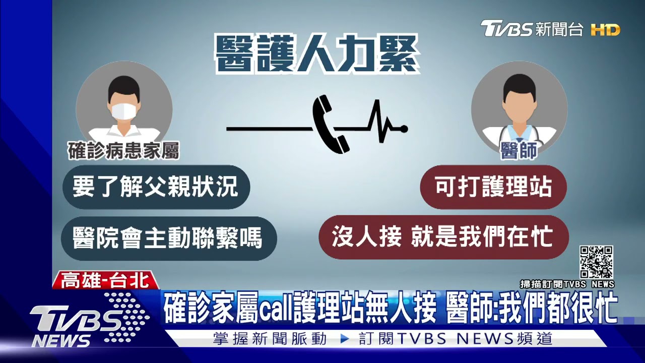 醫護忙翻！確診家屬心忐忑　call護理站很難馬上聯繫