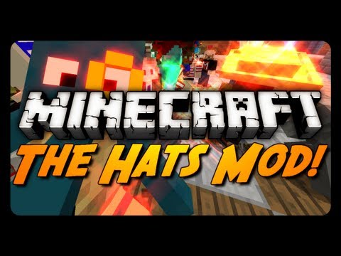 AntVenom - Minecraft Mod Review: THE HATS MOD! (77 Choices, Multiplayer Compatible!)