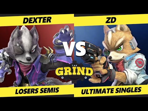 The Grind 214 Losers Semis - Dexter (Wolf) Vs. ZD (Fox, Wolf) Smash Ultimate - SSBU