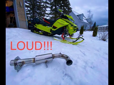Ski-Doo 850 MBRP RACE Exhaust Install