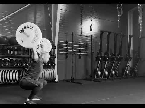 Knäböj med raka armar