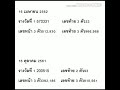 หวยออกวันอังคาร