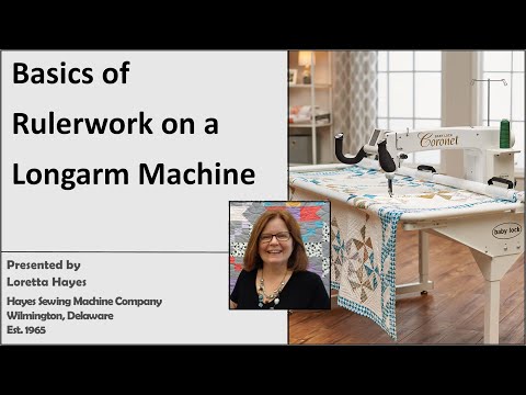 Basics of Rulerwork Quilting on Longarm Machine