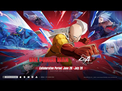 Crystal of Atlan: One-Punch Man Collaboration Announce Trailer