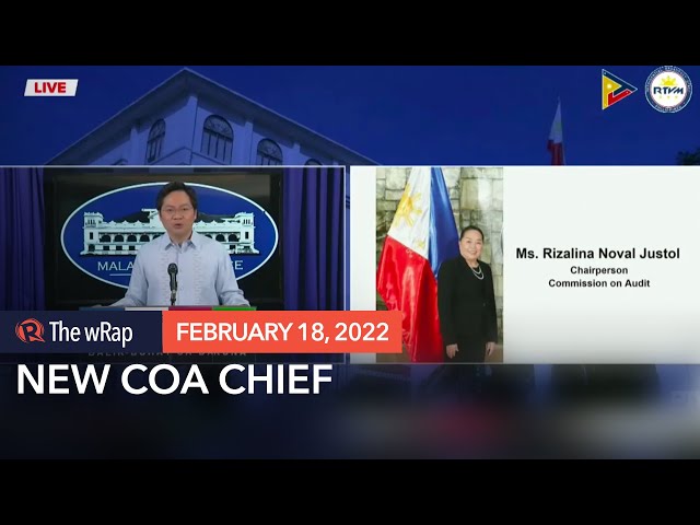 Duterte appoints ex-Davao City accountant as COA chief