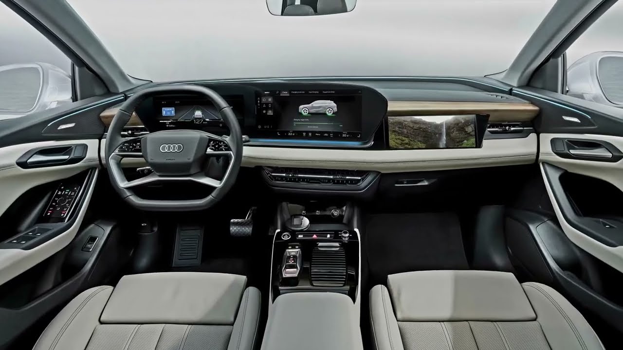 Lộ thiết kế nội thất của Audi Q6 e-tron