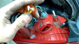 How to Remove Replace Taillights and bulbs Mitsubishi Galant 04-09