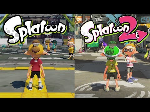 Splatoon VS Splatoon 2 | GRAPHICS COMPARISON | Comparativa gráfica