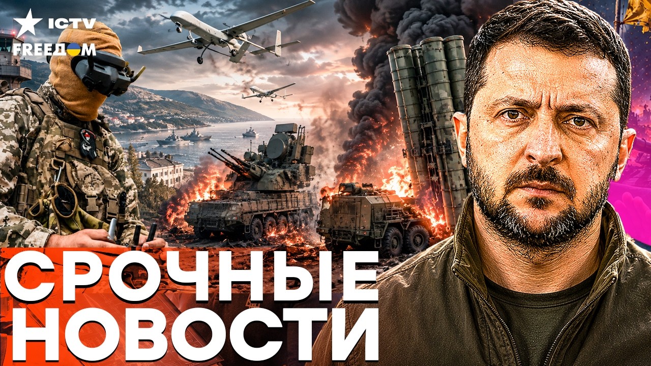 ТРИ СУДНА РФ ПОД УДАРОМ! НОЧНАЯ ОПЕРАЦИЯ ВСУ В ЧЕРНОМ МОРЕ. США  НАРАЩИВАЮТ ПР