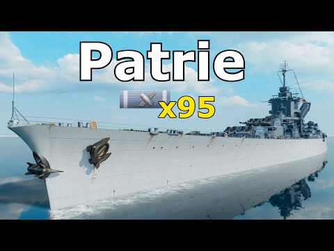 World of WarShips Patrie - 2 Kills 363K Damage