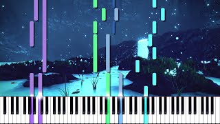 Undertale // Waterfall // Duet | LyricWulf Piano Tutorial on Synthesia OST 31