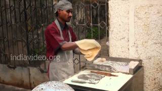 Rumali Roti Making