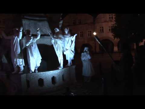 "Żywe Rzeźby Michała Klahra w Lądku-Zdroju" - realizacja z happeningu projektu