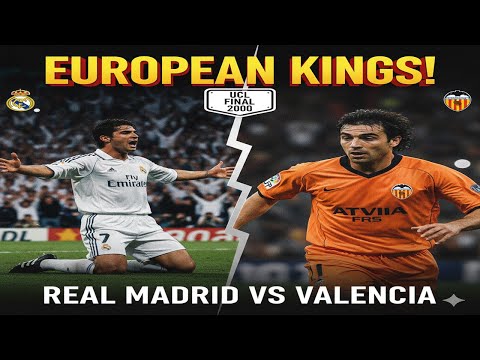 The Dawn of Greatness | Real Madrid vs Valencia UCL Final 2000 Highlights